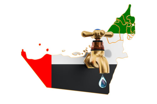 استهلاك المياه في الامارات العربية المتحدة